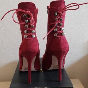 Burgundy heels